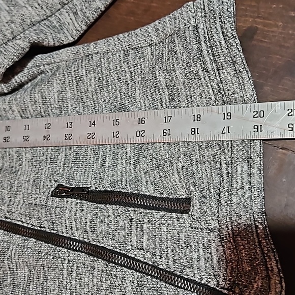 Market & Spruce | Gray French Terry Moto Jacket - Picture 9 of 10